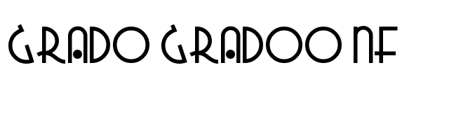 Grado Gradoo NF font preview