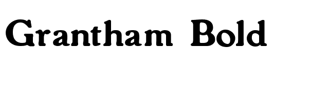 Grantham Bold font preview