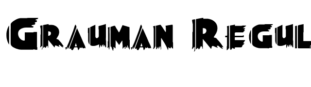 Grauman Regular font preview