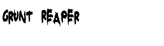 grunt-reaper font preview