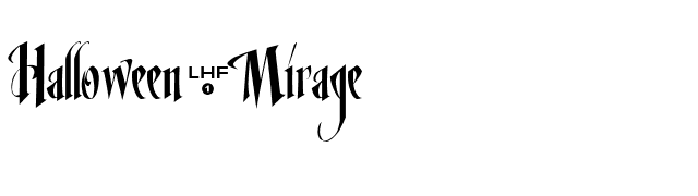 Halloween_Mirage font preview