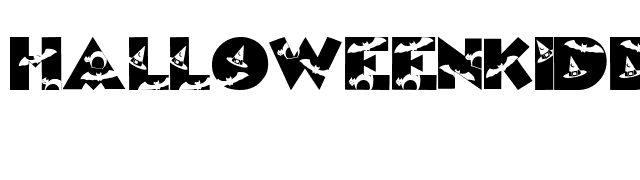 HalloweenKiddyFont font preview