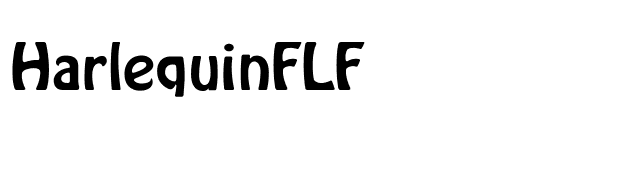 HarlequinFLF font preview