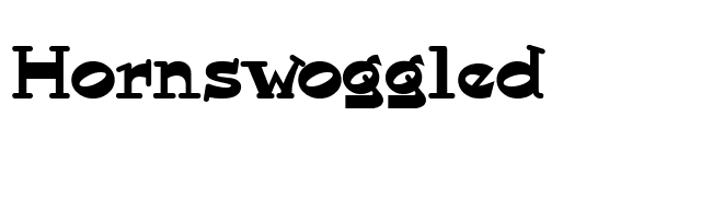 Hornswoggled font preview
