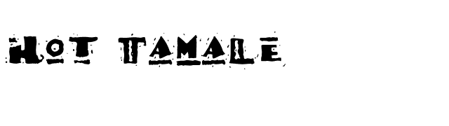 Hot Tamale font preview