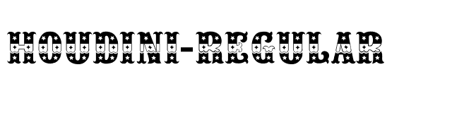 Houdini-Regular font preview