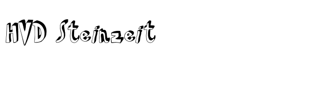HVD Steinzeit font preview