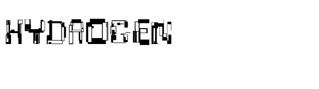 Hydrogen font preview