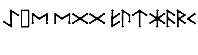 Ice Egg Futhark font preview