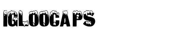 IglooCaps font preview
