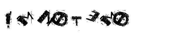 I'm Not Emo font preview