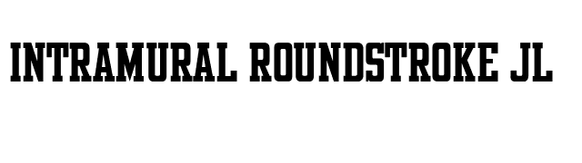Intramural Roundstroke JL font preview