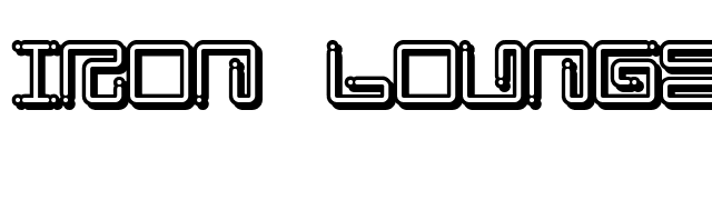 Iron Lounge Smart Dot font preview