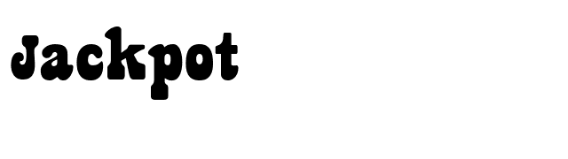 Jackpot font preview