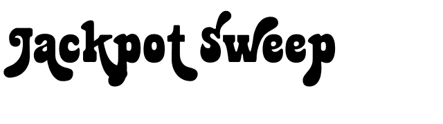 Jackpot Sweep font preview