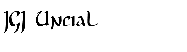 jgj-uncial font preview