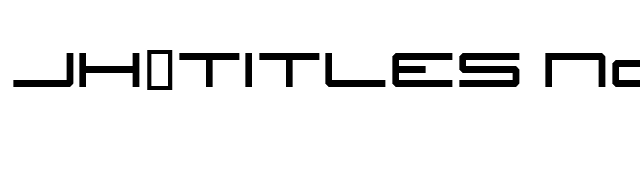 JH_TITLES Nominal font preview