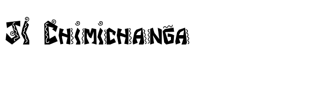 JI Chimichanga font preview