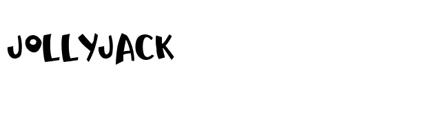 JollyJack font preview