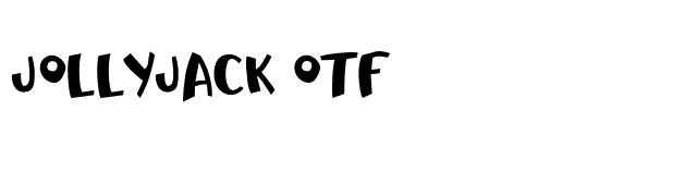 JollyJack OTF font preview