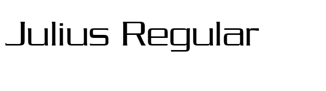 Julius Regular font preview