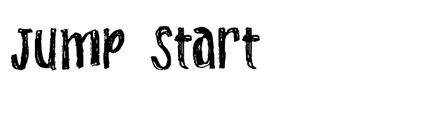 Jump Start font preview