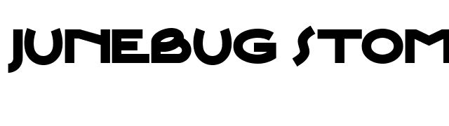 Junebug Stomp NF font preview
