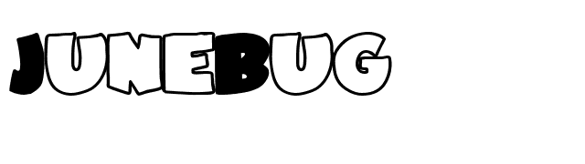 JuneBug font preview