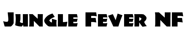 Jungle Fever NF font preview