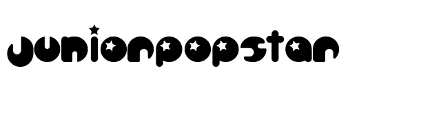 JuniorPopstar font preview