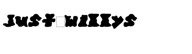 just_willys font preview
