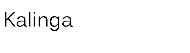 Kalinga font preview