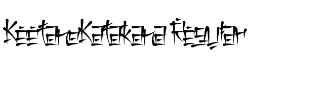 KeetanoKatakana Regular font preview