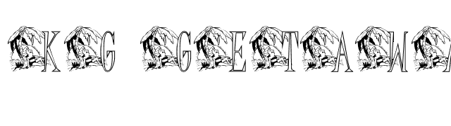 KG GETAWAY font preview