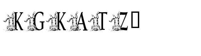KGKATZ2 font preview