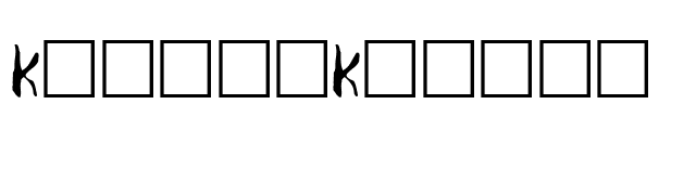 KiddieKorner font preview