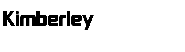 Kimberley font preview