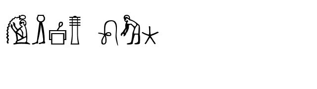 King Tut font preview