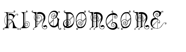 KingdomCome font preview