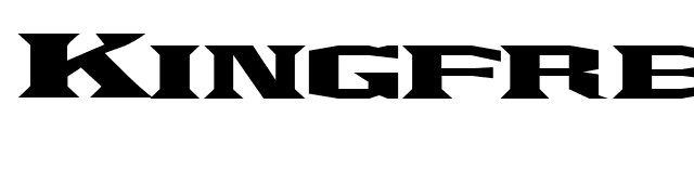 Kingfresh font preview