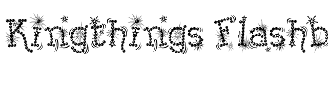Kingthings Flashbang font preview