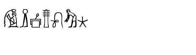 KingTut font preview
