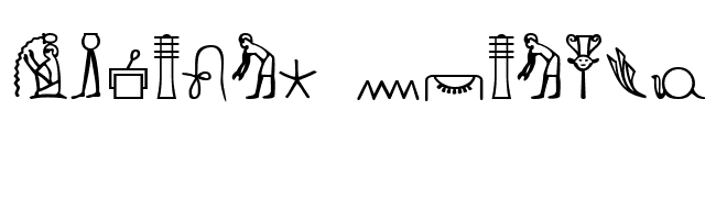 KingTut Regular font preview