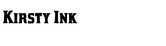 Kirsty Ink font preview