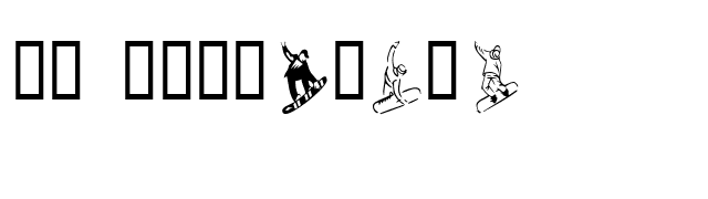 KR Snowboard font preview