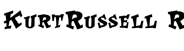 kurtrussell-regular font preview