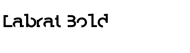 Labrat Bold font preview
