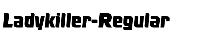 Ladykiller-Regular font preview