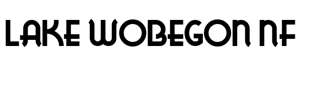 Lake Wobegon NF font preview