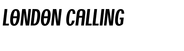 london-calling font preview